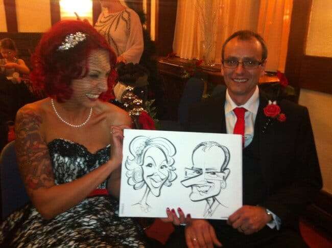 wedding caricatures