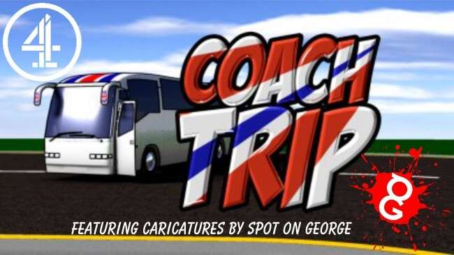 Coach trip caricatures