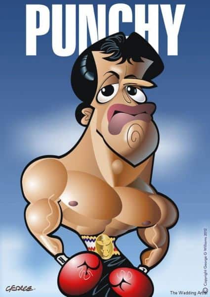 Rocky III caricature