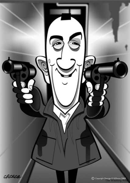 Taxi Driver caricature