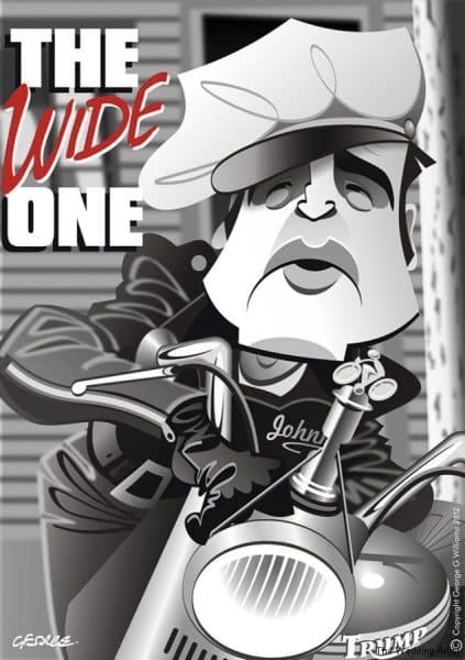 Wild One caricature