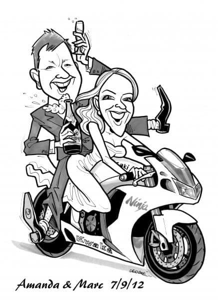 wedding on wheels