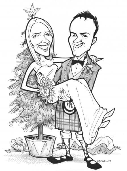 Wedding Invitation - Classic pose themed