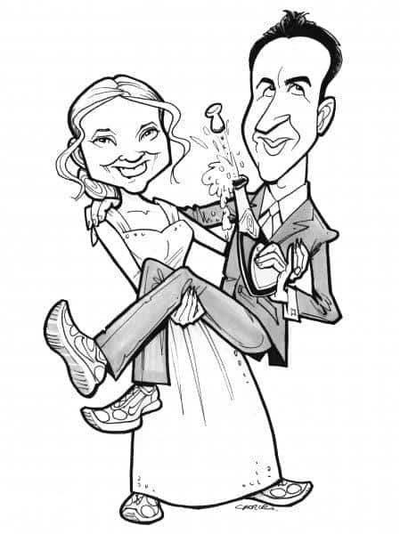 Wedding Invitation - Classic pose reversed