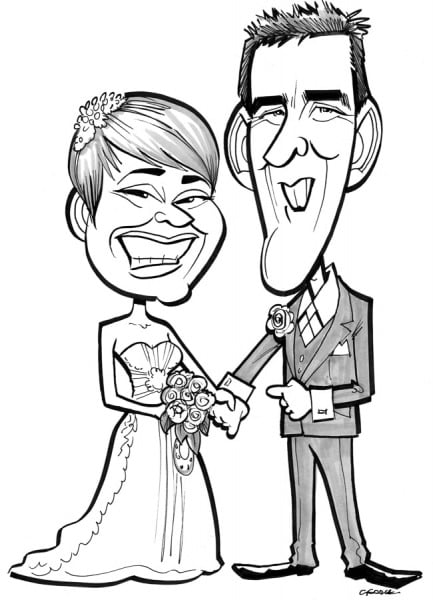 Wedding Invitation - Simple standing