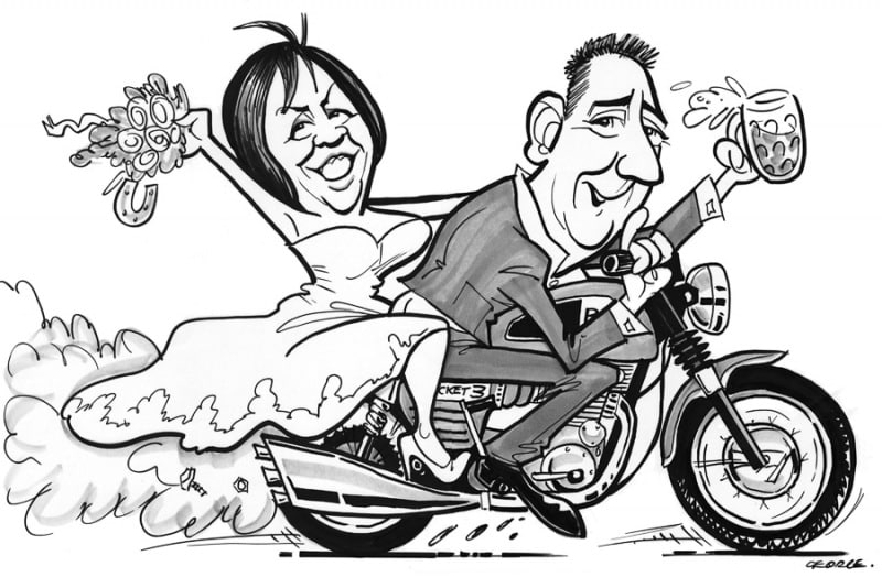Wedding Invitation - On wheels