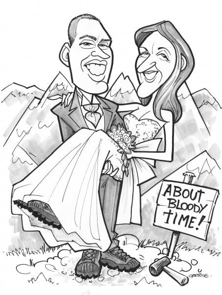 Wedding Invitation - Classic pose themed
